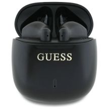 Guess Bluetooth-Kopfhörer mit klassischem Logo-Print – Schwarz
