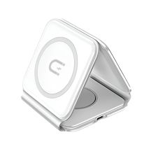 Dudao A11N 15W 3in1 induktives Ladegerät - Weiß + USB-C / USB-C-Kabel