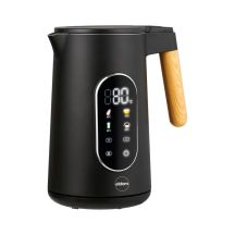 ELDOM KABELLOSER WASSERKOCHER MIT TEMPERATURREGELUNG C550 SCHWARZ 5 GESPEICHERTE PROGRAMME: 40, 70, 80, 90, 100°C (KUNSTSTOFF + EDELSTAHL)