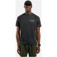 Herren-Kurzarmshirt ODLO T-Shirt Crew Neck s/s ESSENTIAL PRINT, schwarz