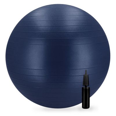 2. Gymnastikball 55cm BLAUER FITBALL
