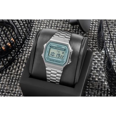 5. Herrenuhr CASIO VINTAGE A168WA-3AYDF + Box