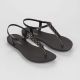 Ipanema Class Modern Craft Sandal Fem Damen Zehentrenner schwarz (83508-AR030)