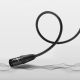 7. Ugreen AV130 66717 Audio-XLR (weiblich) – XLR (männlich) Kabel für Mikrofon/Verstärker 2 m – schwarz