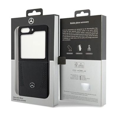 8. Mercedes Urban Lederhülle für Samsung Galaxy Z Flip 5 – Schwarz