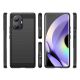 3. Carbon Case Hülle für Realme 10 Pro+ flexible Silikon-Carbon-Hülle schwarz