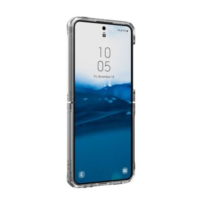 4. UAG Urban Armor Gear Plyo Hülle | Samsung Galaxy Z Flip5 | Eis (transparent)