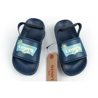 4. Levi's Pool S Mini Jungen-Sandalen in Marineblau