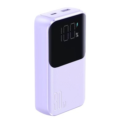 2. Joyroom JR-PBC06 Mini-Powerbank mit integrierten USB-C-/ Lightning -Kabeln 30 W 10000 mAh – Lila