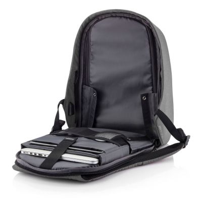4. XD DESIGN DIEBSTAHLSICHERER RUCKSACK BOBBY HERO XL GRAU P/N: P705.712