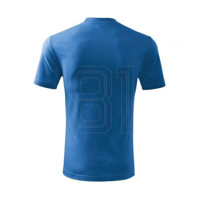 4. Malfini Basic Jr T-Shirt MLI-13814 azurblau