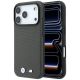 BMW M Quadrille Kevlar Metall Logo MagSafe Hülle für iPhone 17 Pro Max / 18 Pro Max - Grau