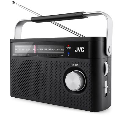 4. JVC Tragbares Radio RA-E315B Schwarz