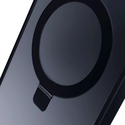 12. 3mk Smoke Case Mag&Stand Hülle für Apple iPhone 15 plus – Schwarz