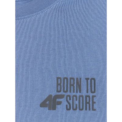 5. Locker geschnittenes Jungen-T-Shirt mit Aufdruck 4F 4FJRSS26TTSHM4277-32S