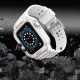 6. Schutzarmband für Apple Watch 38/40/41 mm Panzergehäuse-Armband - Weiß