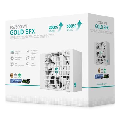 6. DeepCool PS750G-FE weißes Netzteil