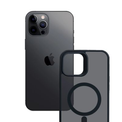 13. 3mk Smoke MagCase Hülle für Apple iPhone 12 Pro Max – Schwarz