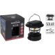 REDCLIFFS SCHWARZE CAMPINGLAMPE MIT USB-LADUNG UND SOLARFUNKTION