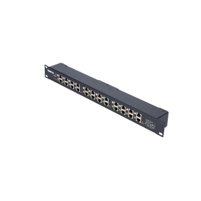 5. Extralink Gigabit PoE-Injektor mit 12 Ports (12 x 1000 Mbit/s RJ45), Rackmontage