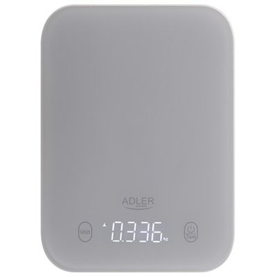 ADLER AD 3181 Küchenwaage grau