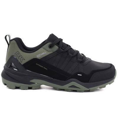 2. Schwarze, wasserdichte Herren-Trekkingschuhe aus Softshell in Übergröße, DK 17920