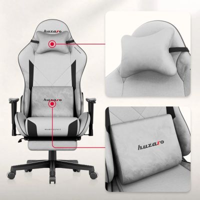 5. Gamingstuhl Huzaro Force 5.7 Grey