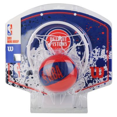 Mini Wilson NBA Team Detroit Pistons Basketball-Rückwand WTBA1302DET 