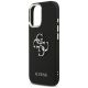14. Guess Grained Big 4G Classic Logo Hülle für iPhone 17 - Schwarz