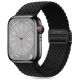 Tech-Protect Nylonmag-Armband für Apple Watch 4/5/6/7/8/9/SE (38/40/41 mm) – Schwarz