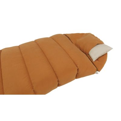 4. Outwell 230506 Schlafsack für Erwachsene, halbrechteckig, Baumwolle, Nylon, Polyester, recyceltes Polyester, Gelb