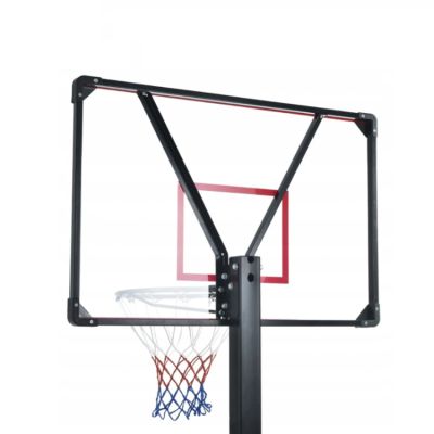 4. Basketballkorb-Set mit mobilem, höhenverstellbarem Ständer Lean 225–305 cm