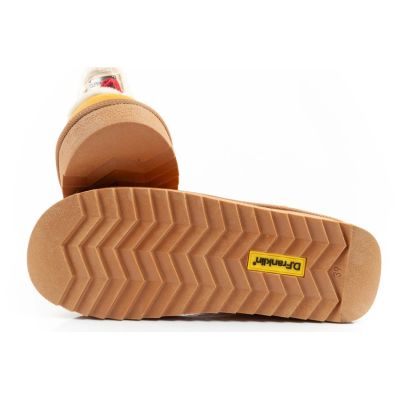 9. D.Franklin Damen Winter-Schneestiefel, modisches Fellfutter, Senffarbe