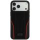 Audi R8 Echtleder MagSafe Hülle für iPhone 18 Pro Max / 17 Pro Max – Schwarz und Rot
