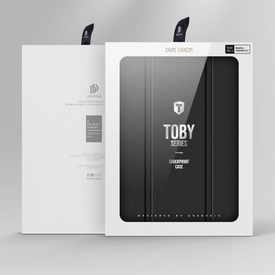 5. Dux Ducis Toby Armored Flip Smart Case für Realme Pad Mini schwarz