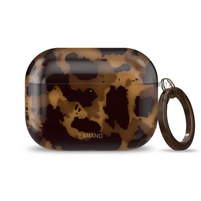 3. Tech-Protect Lamano Hülle für AirPods Pro 1 / 2 - schwarz und braun