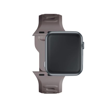 17. 3mk Silikon- Watch für Apple Watch 42/44/45/49 mm – Braun