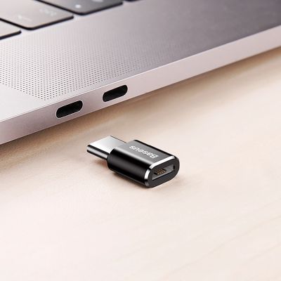 10. Baseus Mini Adapter von Micro USB auf USB-C - Schwarz