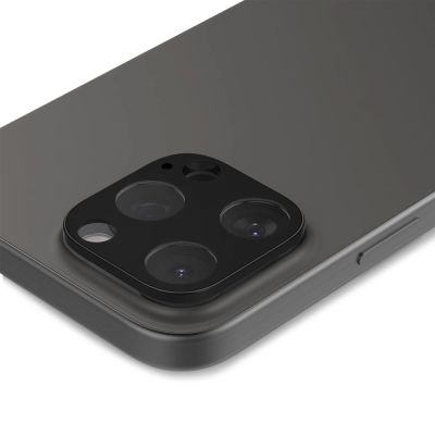 4. Spigen Optik.tR Kameraschutz für iPhone 14 Pro / Pro Max / 15 Pro / Pro Max / 16 Pro / Pro Max - Schwarz 2 Stk.