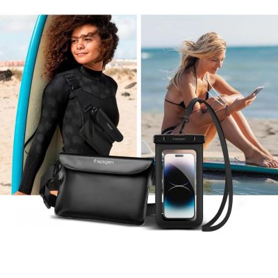 5. Spigen Aqua Shield A621 wasserdichte Hüfttasche + schwimmende Tasche – Schwarz