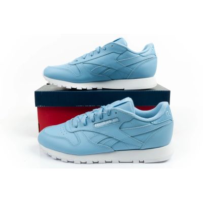 10. Reebok Damen-Sportschuhe, klassische Sneaker, modisches blaues Leder