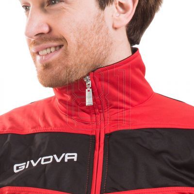 17. Givova Tuta Visa TR018 1210 Trainingsanzug Rot/Schwarz