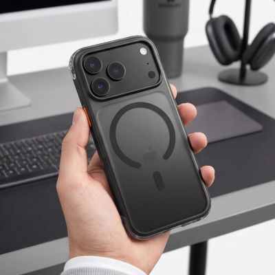 7. Tech-Protect MagAir MagSafe CC Hülle für iPhone 18 Pro Max / 17 Pro Max – Mattschwarz