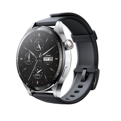 7. Joyroom Classic Series JR-FC2 Pro Smartwatch mit Anrufannahmefunktion – Silber