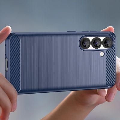 7. Carbon Case für Samsung Galaxy S25 Edge - Blau