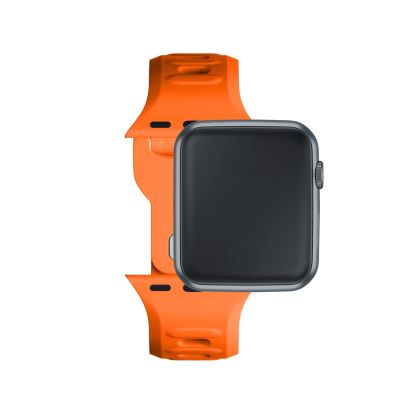 10. 3mk Silikon- Watch für Apple Watch 38/40/41 mm – Orange
