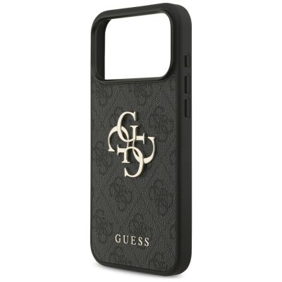 6. Guess 4G Big Logo Case für iPhone 17 Pro Max - Schwarz