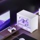 3. Jonsbo D32 PRO White PC-Gehäuse, Mini-Gehäuse, mATX, Tempered Glass – weiß