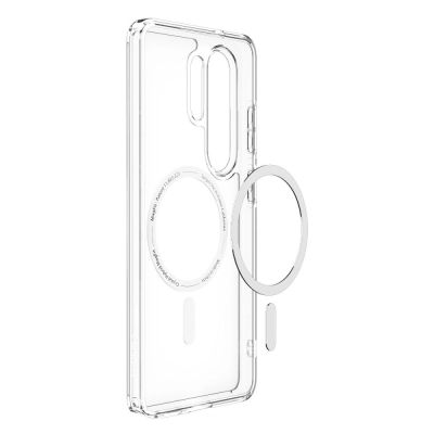 4. Spigen Ultra Hybrid Mag MagSafe Hülle für Samsung Galaxy S26 Ultra – Transparent und Weiß