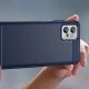 5. Carbon Case für Xiaomi Poco F4 5G flexible Silikon-Carbon-Hülle blau